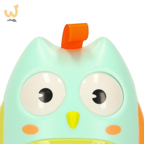 Wańka wstańka sowa sensoryczna kiwajka niebieska Wańka wstańka sowa sensoryczna kiwajka niebieska