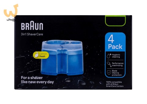 Wkład czyszczący BRAUN do golarki 4 pack Wkład czyszczący BRAUN do golarki 4 pack