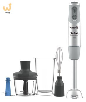 Blender ręczny Tefal Quickchef HB65KD38 (1000W; kolor srebrny) Blender ręczny Tefal Quickchef HB65KD38 (1000W; kolor srebrny)