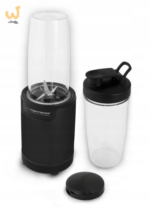Blender smoothie Esperanza NUTRI SHOT EKM029 (700W; kolor czarny) Blender smoothie Esperanza NUTRI SHOT EKM029 (700W; kolor czarny)