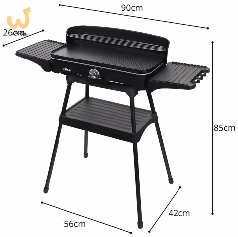 ELDOM GRILL ELEKTRYCZNY WOLNOSTOJĄCY 2W1 ELDOM GRILL ELEKTRYCZNY WOLNOSTOJĄCY 2W1