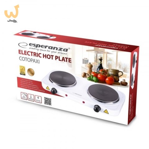 ESPERANZA KUCHENKA ELEKTRYCZNA COTOPAXI BIAŁA EKH010W ESPERANZA KUCHENKA ELEKTRYCZNA COTOPAXI BIAŁA EKH010W