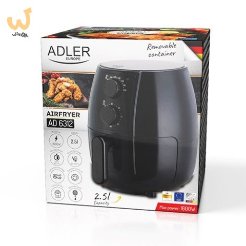 Frytkownica beztłuszczowa ADLER AD 6312 (WYPRZEDAŻ) Frytkownica beztłuszczowa ADLER AD 6312 (WYPRZEDAŻ)