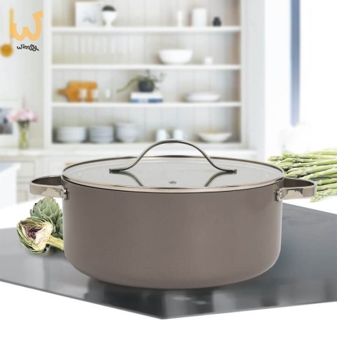 Garnek z pokrywką 20 cm 2,3L MAESTRO MR-4009-20 Garnek z pokrywką 20 cm 2,3L MAESTRO MR-4009-20