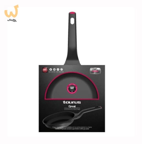 Patelnia z odlewu aluminiowego Taurus Great Moments 24cm KPA3024 Patelnia z odlewu aluminiowego Taurus Great Moments 24cm KPA3024
