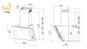 Okap AKPO WK-4 MIRT ECO 50 CZARNY