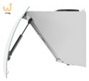 Okap kominowy AKPO WK-4 Clarus 60 Biały (600mm; front gięte białe szkło)