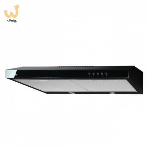 Okap podszafkowy AKPO WK-7 K GLASS 60 CZARNY/CZARNE SZKŁO (600mm; kolor czarny)