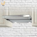Okap podszafkowy teleskopowy AKPO WK-7 LIGHT 60 INOX (600mm; front stal nierdzewna)
