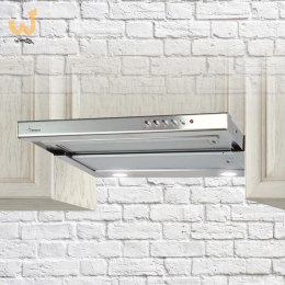 Okap podszafkowy teleskopowy AKPO WK-7 LIGHT 60 INOX (600mm; front stal nierdzewna)