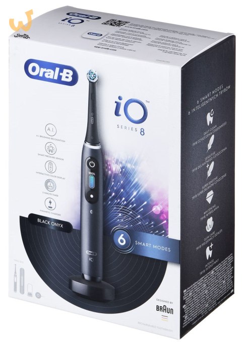 Braun Oral-B szczoteczka elektryczna iO8 BLACK Braun Oral-B szczoteczka elektryczna iO8 BLACK