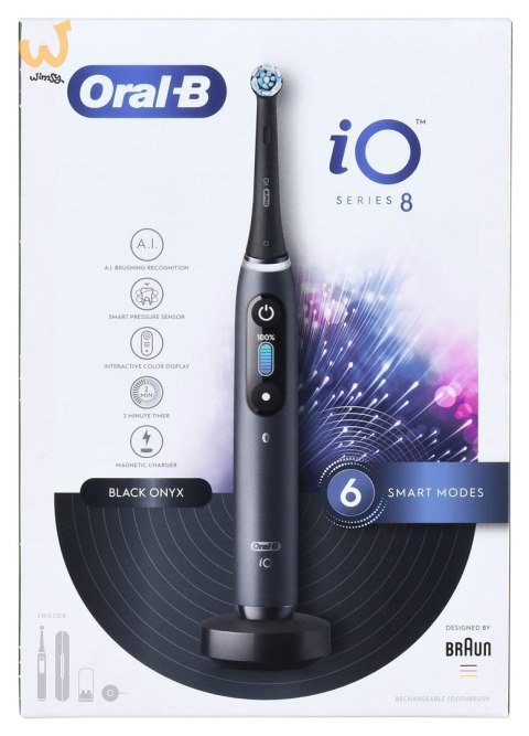 Braun Oral-B szczoteczka elektryczna iO8 BLACK Braun Oral-B szczoteczka elektryczna iO8 BLACK