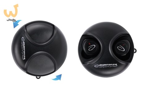 ESPERANZA SŁUCHAWKI DOUSZNE BLUETOOTH TWS ARIES EH228K ESPERANZA SŁUCHAWKI DOUSZNE BLUETOOTH TWS ARIES EH228K