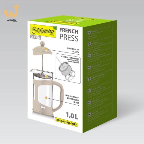 Prasa francuska MAESTRO 1L MR-1665-1000-IVORY Prasa francuska MAESTRO 1L MR-1665-1000-IVORY