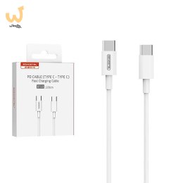 SOMOSTEL KABEL USB TYP-C DO TYP-C 5A 18W BIAŁY 5000MAH POWER DELIVERY 1.2M SMSBT10