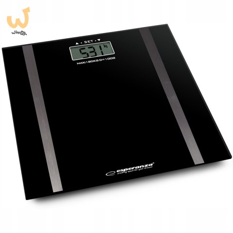 Waga łazienkowa Esperanza SAMBA EBS018K (kolor czarny) Waga łazienkowa Esperanza SAMBA EBS018K (kolor czarny)