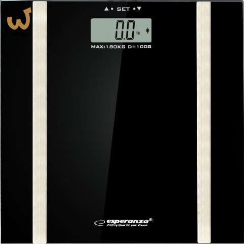 Waga łazienkowa Esperanza SAMBA EBS018K (kolor czarny) Waga łazienkowa Esperanza SAMBA EBS018K (kolor czarny)