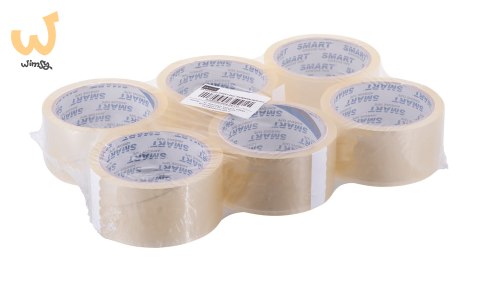 BSTech Taśma SMART Akryl Transparent 48mmx60m 6 szt w zestawie BSTech Taśma SMART Akryl Transparent 48mmx60m 6 szt w zestawie