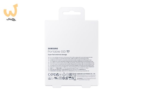 Dysk Samsung SSD T7 Portable 2TB MU-PC2T0R/WW czerwony Dysk Samsung SSD T7 Portable 2TB MU-PC2T0R/WW czerwony