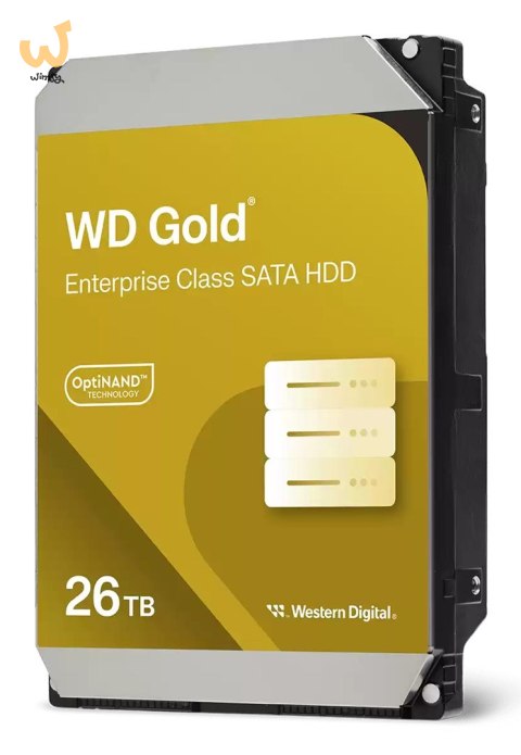 Dysk twardy HDD WD Gold 26TB 3,5" SATA WD261KRYZ Dysk twardy HDD WD Gold 26TB 3,5" SATA WD261KRYZ