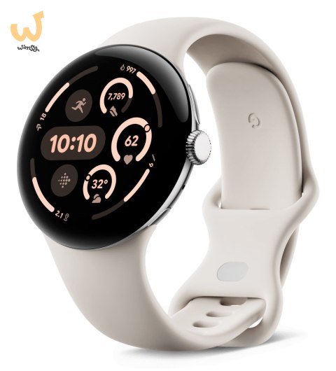 Google Pixel Watch 3 LTE 45mm Silver Porcelain Google Pixel Watch 3 LTE 45mm Silver Porcelain