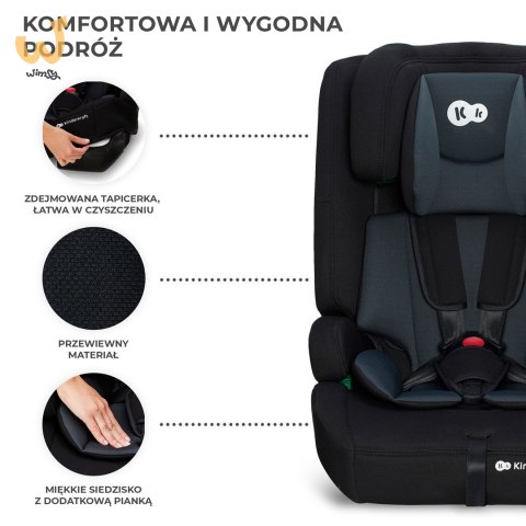 Kinderkraft fotelik COMFORT UP i-Size 9-36kg Czarny Kinderkraft fotelik COMFORT UP i-Size 9-36kg Czarny