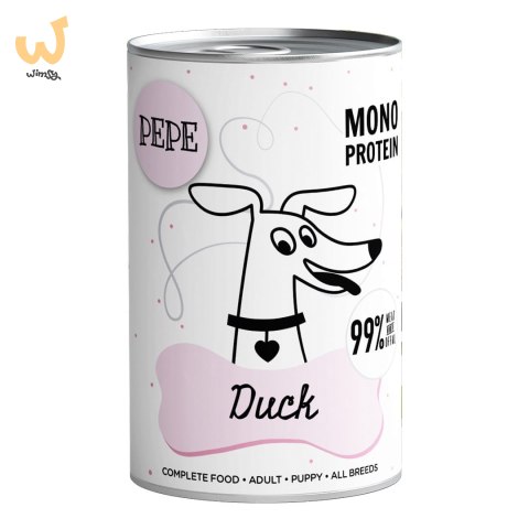 Paka Zwierzaka Pepe Duck 99% kaczka 400g