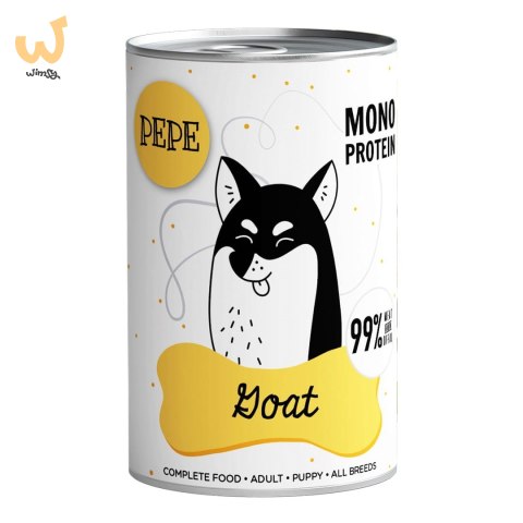 Paka Zwierzaka Pepe Goat 99% koza 400g