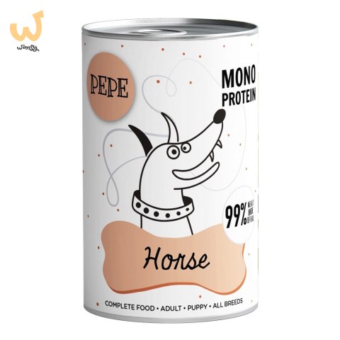 Paka Zwierzaka Pepe Horse 99% koń 400g Paka Zwierzaka Pepe Horse 99% koń 400g