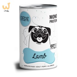 Paka Zwierzaka Pepe Lamb 99% jagnięcina 400g