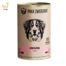 Paka Zwierzaka Wołowina i śledź 400g