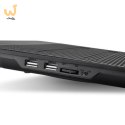 Podkładka chłodząca pod laptop Thermaltake Massive 14 rev.2 CL-N001-PL14BU-A (17.x cala; 2 wentylatory; HUB)