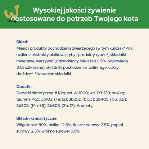 Purina Cat Chow Sterilised z kurczakiem i bakłażanem w sosie - mokra karma dla kota - 85 g Purina Cat Chow Sterilised z kurczakiem i bakłażanem w sosie - mokra karma dla kota - 85 g