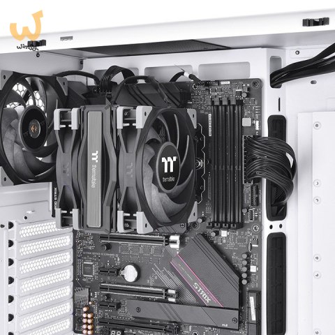 THERMALTAKE TOUGHAIR 510 180W 4X 6MM MIEDŹ 2X12 CM CL-P075-AL12BL-A THERMALTAKE TOUGHAIR 510 180W 4X 6MM MIEDŹ 2X12 CM CL-P075-AL12BL-A