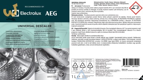 Uniwersalny odkamieczniacz ELECTROLUX M3KCD202 Uniwersalny odkamieczniacz ELECTROLUX M3KCD202