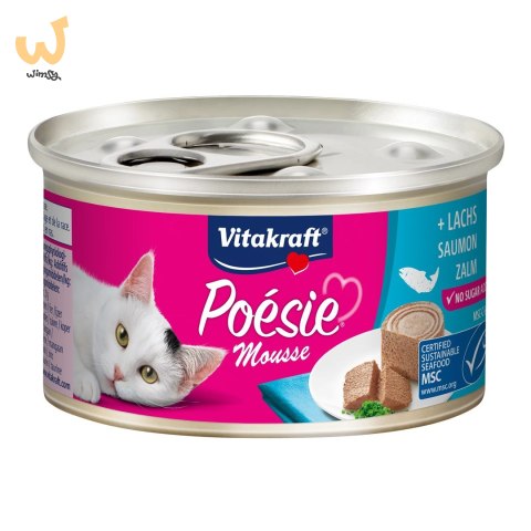 VITAKRAFT POESIE MUS łosoś karma dla kota 85g VITAKRAFT POESIE MUS łosoś karma dla kota 85g