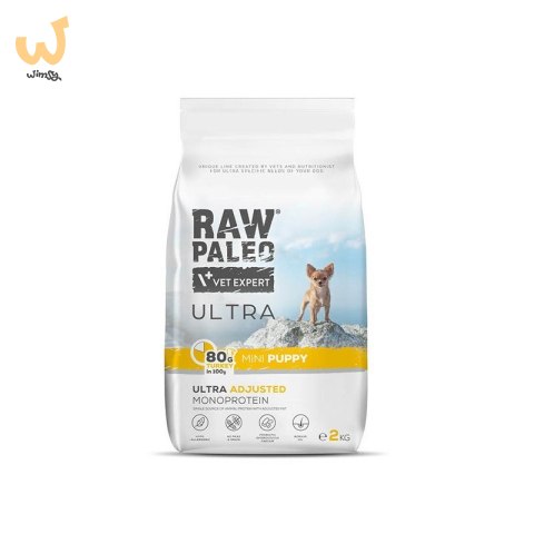 VetExpert Raw Paleo Ultra Indyk Mini Puppy 2kg (WYPRZEDAŻ)