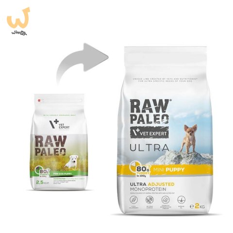 VetExpert Raw Paleo Ultra Indyk Mini Puppy 2kg (WYPRZEDAŻ) VetExpert Raw Paleo Ultra Indyk Mini Puppy 2kg (WYPRZEDAŻ)
