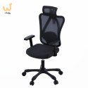 Zestaw Biurko TUCKANO białe + Fotel ergonomiczny GEMBIRD czarny