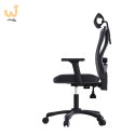 Zestaw Biurko TUCKANO białe + Fotel ergonomiczny GEMBIRD czarny