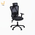 Zestaw Biurko TUCKANO czarne + Fotel ergonomiczny GEMBIRD czarny