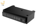 Zestaw Biurko TUCKANO czarny/orzech + Fotel ergonomiczny GEMBIRD czarny