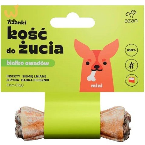 AZANKI Kość z insektami i siemieniem lnianym MINI 10cm