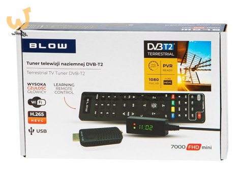 BLOW TUNER DVB-T2 7000FHD MINI H.265 BLOW TUNER DVB-T2 7000FHD MINI H.265