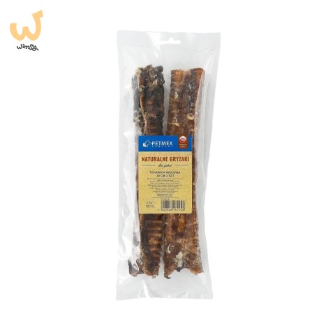 Gryzak dla psów PETMEX Tchawica wołowa 30cm 2szt Gryzak dla psów PETMEX Tchawica wołowa 30cm 2szt
