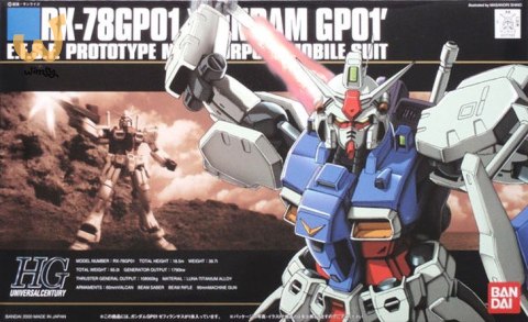 HGUC 1/144 RX-78GP01 GUNDAM GP01 HGUC 1/144 RX-78GP01 GUNDAM GP01