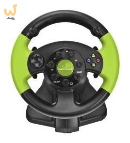 Kierownica Esperanza EG104 (PC, Xbox 360; kolor czarno-zielony) Kierownica Esperanza EG104 (PC, Xbox 360; kolor czarno-zielony)