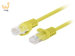 PATCHCORD KAT.6 UTP 1.5M ŻÓŁTY FLUKE PASSED LANBERG 10-PACK