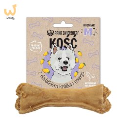 Paka Zwierzaka Kość z dodatkiem królika i mango M-12 cm 55g