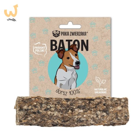 Paka Zwierzaka baton dorsz 100% 28g Paka Zwierzaka baton dorsz 100% 28g